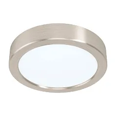 купить стильные 99218 Светодиодный накладной светильник FUEVA 5, 10,5W (LED), ?160, H28, 1200lm, 3000K, сталь, никель в Санкт-Петербурге