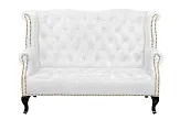 Кожаный дизайнерский диван лофт Royal Sofa White №0 в Санкт-Петербурге