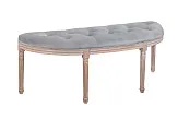 Оттоманка Onora Velvet Gray №1 в Санкт-Петербурге