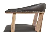 Стул в стиле ретро Tanner Genuine Brown Leather №4