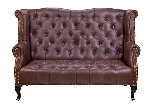 стильный Кожаный дизайнерский диван лофт Royal Sofa Brown на заказ в Санкт-Петербурге
