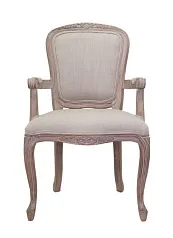 стильный Мягкий стул с подлокотниками Gran Arm Beige на заказ в Санкт-Петербурге