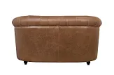 Кожаный диван лофт Karo Brown leather 2S №3 в Санкт-Петербурге