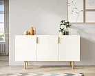 Комод с тремя дверками "Лайн (Line)" LN02/GR1/beige №3