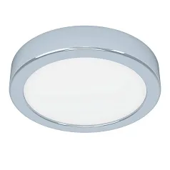 красивые 900639 Накладной светильник FUEVA 5, 11W (LED), 3000K, IP44, ?160, сталь, хром / пластик, белый в интернет-магазине в Санкт-Петербурге