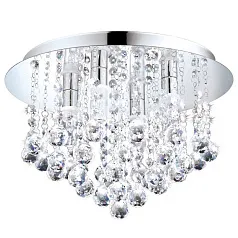 заказать 94878 Светодиодный потолочный светильник ALMONTE, 4х2,5W (G9), ?350, H230, IP44, сталь, хром/стекло, х в Санкт-Петербурге