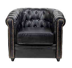 купить Кожаное кресло Karo Black V2 в Санкт-Петербурге