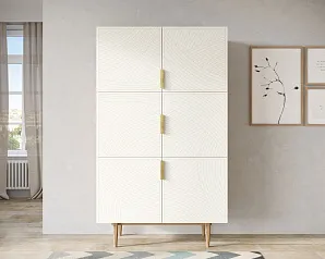 фото Большой комод с шестью дверками "Лайн (Line)" LN04/GR1/beige в Санкт-Петербурге