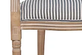 Мягкий стул с подлокотниками Volker Arm Black Pinstripe №5 в Санкт-Петербурге
