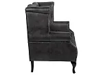 Кожаный дизайнерский диван лофт Royal Sofa Black №2 в Санкт-Петербурге
