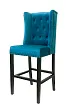 Дизайнерский барный стул Skipton Blue Velvet №3 в Санкт-Петербурге