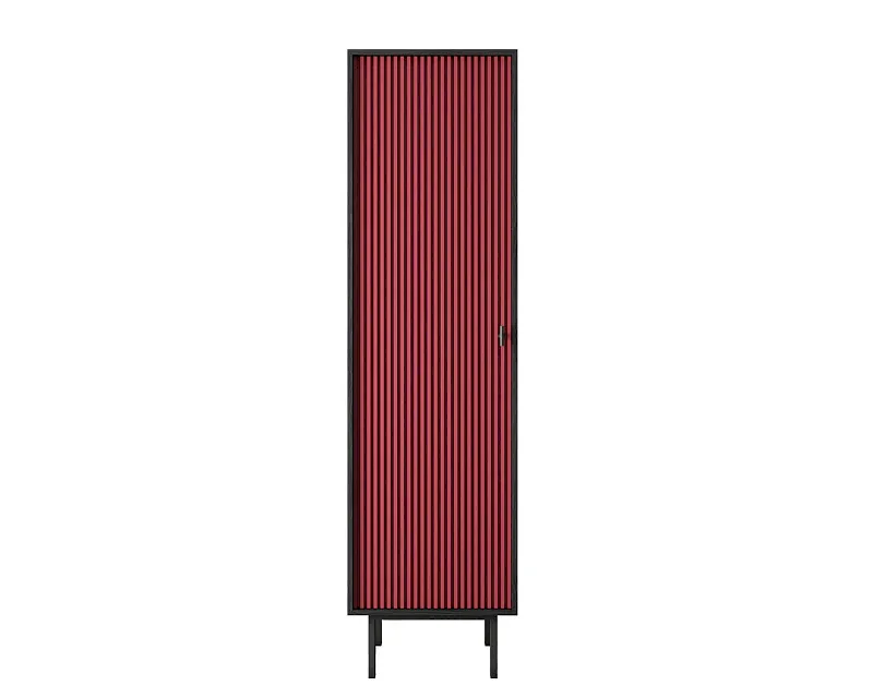 Шкаф c одной дверкой "Эмерсон (Emerson)" арт EM101/red/L