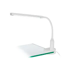 купить 96434 Светодиодный светильник на прищепке LAROA с сенсор. диммир., 4,5W(LED), L450, H275, пластик, бе в Санкт-Петербурге