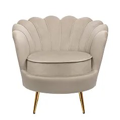 купить красивое Низкое кресло ракушка Pearl Taupe в Санкт-Петербурге
