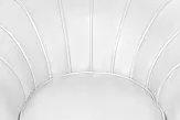 Низкое кресло ракушка Pearl White №5 в Санкт-Петербурге