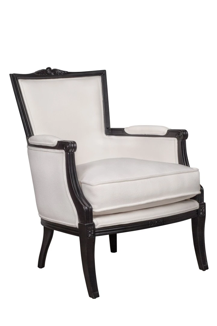 заказать стильное Мягкое полукресло с подлокотниками Tous white в Санкт-Петербурге