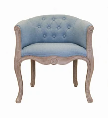 Низкое кресло Kandy Light Blue в интерьере в Санкт-Петербурге