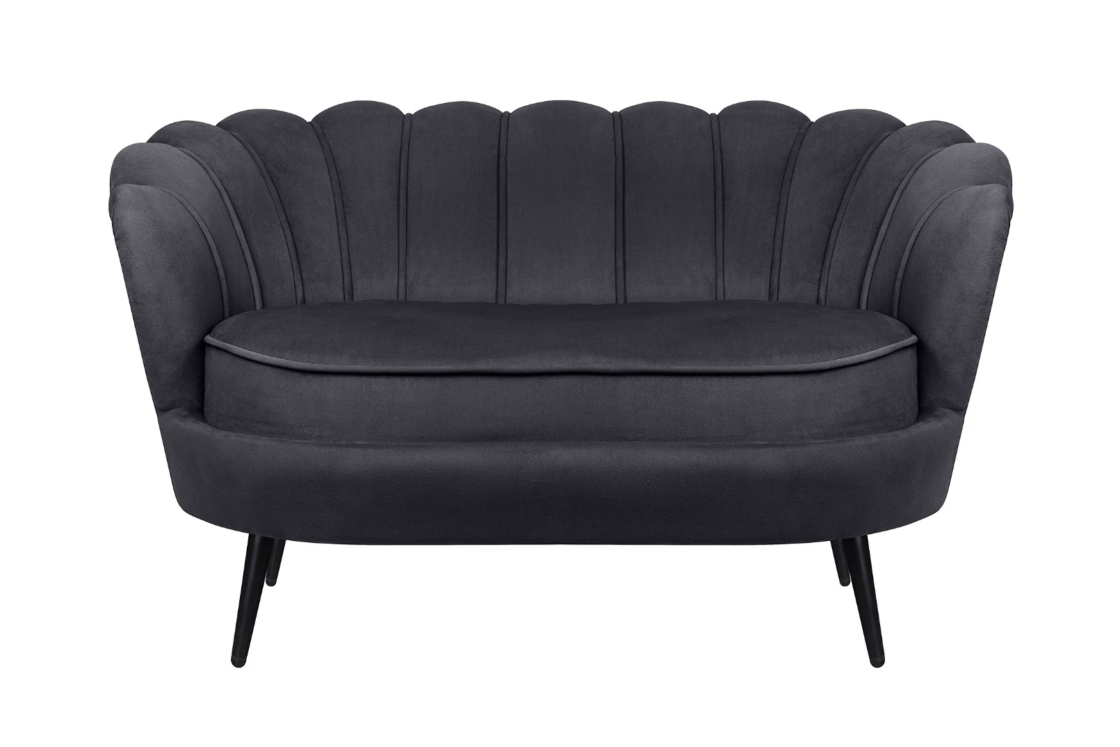 купить Дизайнерский диван Pearl Double Black на черных ножках в интернет-магазине в Санкт-Петербурге