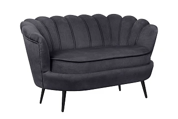 заказать Дизайнерский диван Pearl Double Black на черных ножках в Санкт-Петербурге