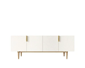 фото Комод под TV с четыремя дверками "Line" LN06/GR1/beige в Санкт-Петербурге