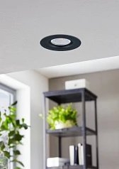 33996 Встраиваемый светильник диммируемый SALICETO, 6W (LED), 4000K, 500lm, ?88, алюминий, черный на заказ в интернет-магазине в Санкт-Петербурге