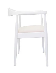 купить стильный Мягкий стул с подлокотниками Carlo White в Санкт-Петербурге