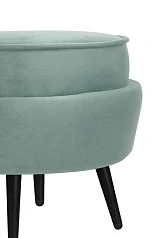 купить Пуф Pearl Adorn Green на черных ножках в Санкт-Петербурге
