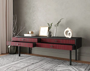 красивые Консоль с двумя ящиками "Emerson" арт EM23/red/L в Санкт-Петербурге