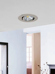 купить 98307 Светодиодный встраиваемый светильник SALICETO димм. с рег-кой, 6W(LED), ?88, 450lm, 4000K, алюми в Санкт-Петербурге