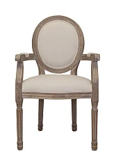 стильный Мягкий стул с подлокотниками Volker Arm Beige на заказ в Санкт-Петербурге