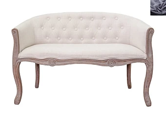 стильный Двухместный диван Kandy Double Beige цвет темно серый на заказ в Санкт-Петербурге