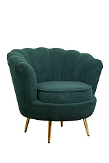 Низкое кресло Pearl Green Boucle на заказ в Санкт-Петербурге