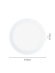 фото 64628 Светодиодный встраиваемый светильник FUEVA 1 PRO, 16W(LED) в Санкт-Петербурге