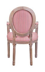красивый Мягкий стул с подлокотниками Volker Arm Pink Pinstripe на заказ в Санкт-Петербурге