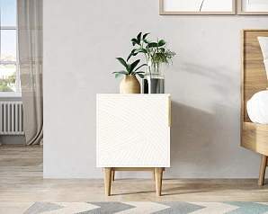 купить Тумбочка с дверкой "Line" LN08/GR1/beige в интернет-магазине в Санкт-Петербурге