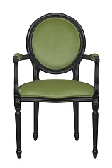 купить красивый Мягкий стул с подлокотниками Delo Kora Arm Green в Санкт-Петербурге