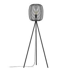 купить стильные 43968 Торшер RINROE, 1X40W (E27), H1405, сталь, черный в интернет-магазине в Санкт-Петербурге