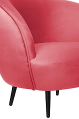 Мягкое кресло Small Benee Karmin на черных ножках в интернет-магазине в Санкт-Петербурге