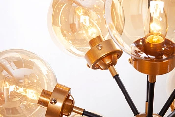 фото Люстра Bistro Glob 12 в интерьере в Санкт-Петербурге