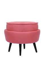 Пуф Pearl Adorn Karmin на черных ножках в Санкт-Петербурге
