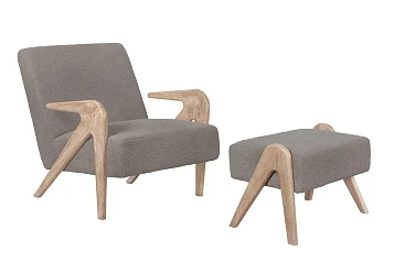 заказать Кресло с пуфом Arrow Oak V2 в Санкт-Петербурге