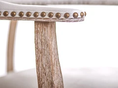 заказать Мягкий стул с подлокотниками Tanner White Leather в интернет-магазине в Санкт-Петербурге