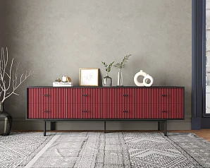 Комод с восемью ящиками "Emerson" арт EM03/red/L на заказ в интернет-магазине в Санкт-Петербурге