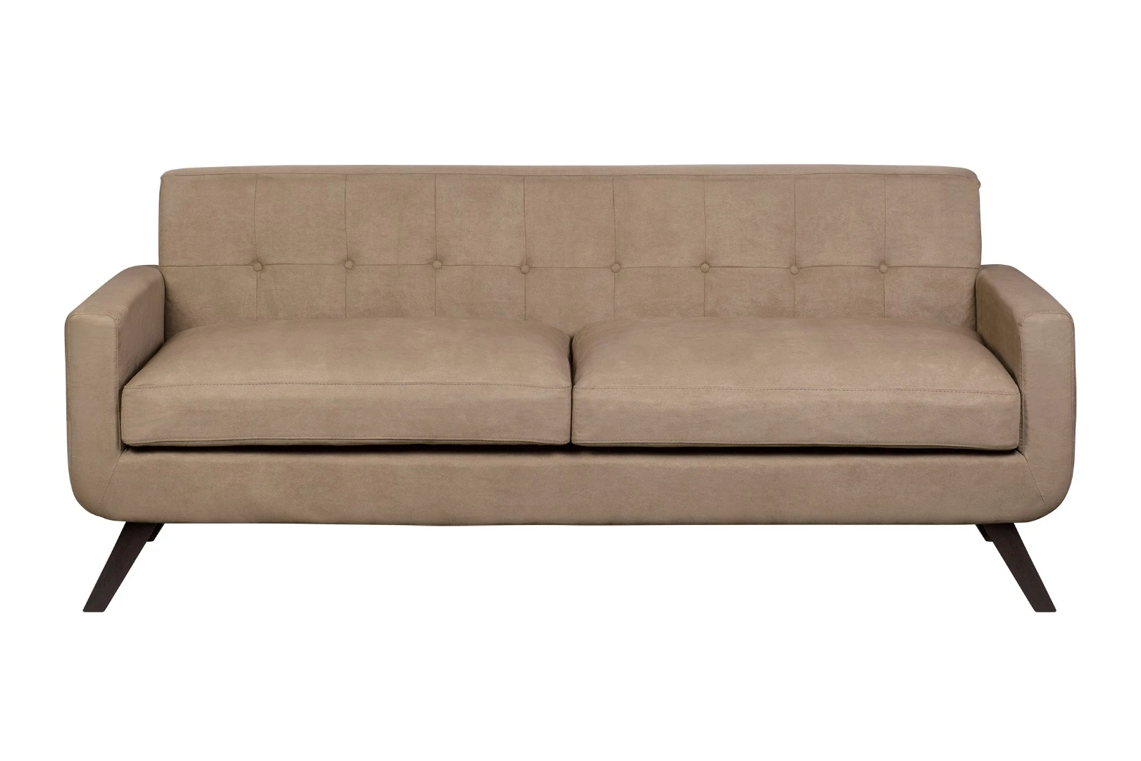 Диван скандинавский на ножках Uter коричневый на заказ в Санкт-Петербурге