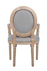 купить стильный Мягкий стул с подлокотниками Volker Arm Black Pinstripe в интернет-магазине в Санкт-Петербурге