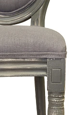 фото Дизайнерский обеденный стул модерн Volker Button Grey в Санкт-Петербурге