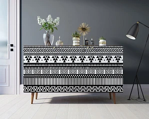 купить красивый Комод "Berber" три дверки 19 принт арт BB01/Print_19 в интернет-магазине в Санкт-Петербурге