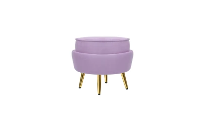 заказать Кресло с пуфом ракушка Pearl Purple в Санкт-Петербурге