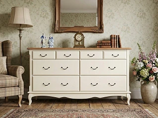 Большой комод "Леонтина (Leontina)" на восемь ящиков арт ST9335/2 на заказ в интернет-магазине в Санкт-Петербурге