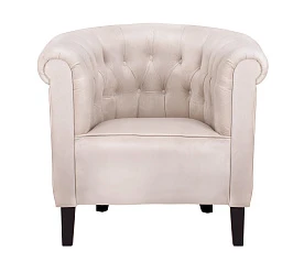 Низкое кресло Swaun Beige Velvet в интерьере в Санкт-Петербурге